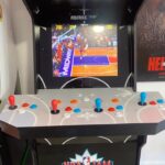 Victor Travagliante Instagram – It took some time to build the @arcade1upofficial Shaq sized NBA Jam but it was worth every second! Thanks to @mckenzienmitchell for getting me the corner stone of my #ManShed #NBA #Cavs #boomshakalaka