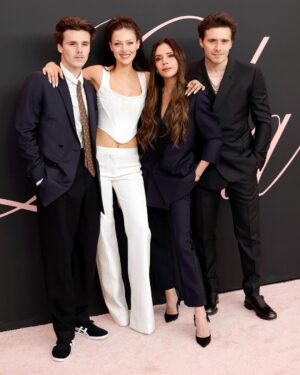 Victoria Beckham Instagram - @NicolaAnnePeltzBeckham we could not be more proud of you! Congratulations on your incredible film, Lola. officially in theatres February 9th! Kisses xx @brooklynpeltzbeckham @cruzbeckham 

Nicola in custom #VictoriaBeckham tailoring. I’m wearing my #VBSS24 Tux Suit (coming soon!)

Written, Directed, and Starring Nicola Peltz Beckham

Release: February 9th

Credits:
@nicolaannepeltzbeckham
@willmccance
@virginiamadsen
@ravengoodwin
@richiemerrittjr
@lukedavidblummofficial
@quincyjones
@verticalentertainment