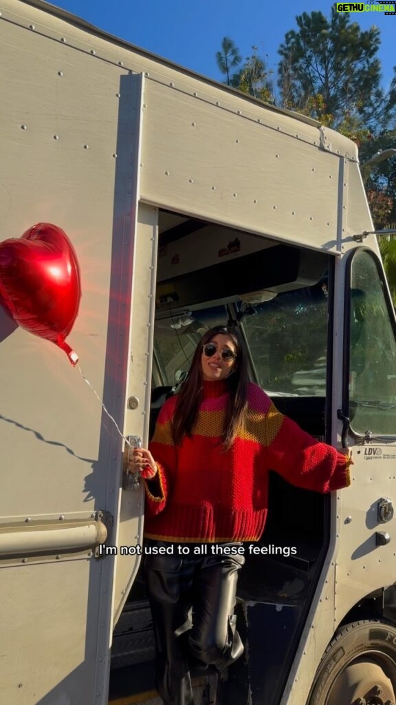 Victoria Justice Instagram - Shout out to the sweetest delivery man who let me live out this lifelong dream 😂🙏🏼 GO STREAM TRIPPED for a surprise package 📦