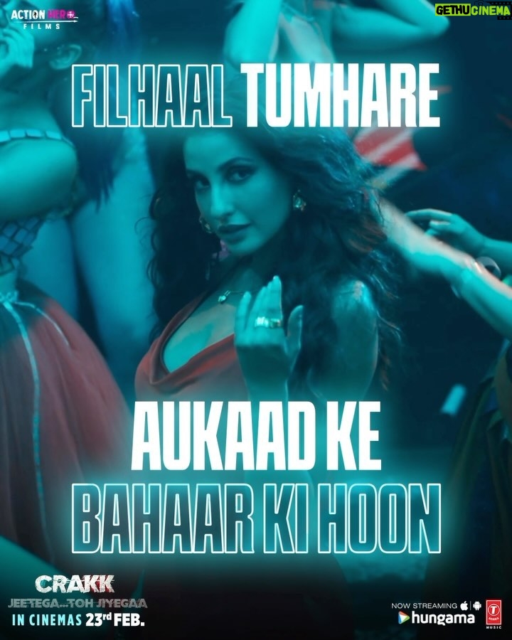 Vidyut Jammwal Instagram - Meet Alia - Crakk Player Number 3 👊 Watch #CRAKK - Jeetegaa Toh Jiyegaa in theaters in just 3 days! @norafatehi @rampal72 @iamamyjackson @aditya_datt @ankittmohan @its_jamielever @bijayanand @rajendra_shisatkar #ShalakasPawar @abbassayyed77 @actionherofilms @Tseries.official #CrakkOn23rdFeb #JeetegaaTohJiyegaa