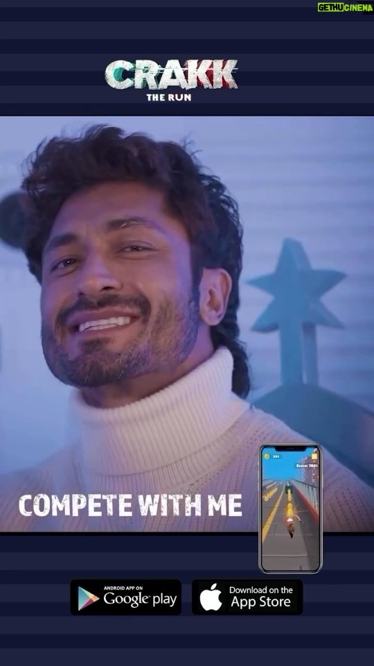 Vidyut Jammwal Instagram - Crakk: The Run is now live! Download it here: [link in Bio], follow us @crakkTheRun, and stay tuned for more exciting surprises. #crakktherun #crakk #newgame #mobilegames #vidyutjammwal
