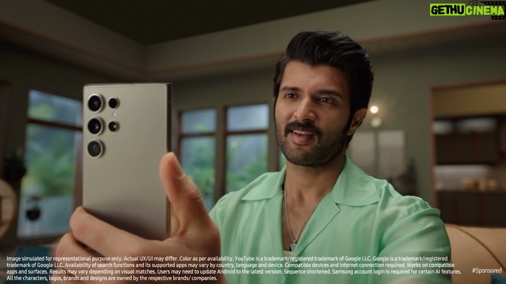 Vijay Deverakonda Instagram - Thanks to the Circle to Search feature on my all-new #GalaxyS24 Ultra, playtime with my pup just got an upgrade! Here’s our heart-warming story, I know you’ll love. @samsungindia #Samsung #Sponsored