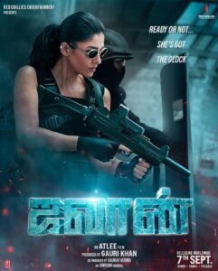 Vijay Sethupathi Instagram - Her chase begins soon! #Nayanthara #JawanPrevue Out Now! #Jawan releasing worldwide on 7th September 2023, in Hindi, Tamil & Telugu.