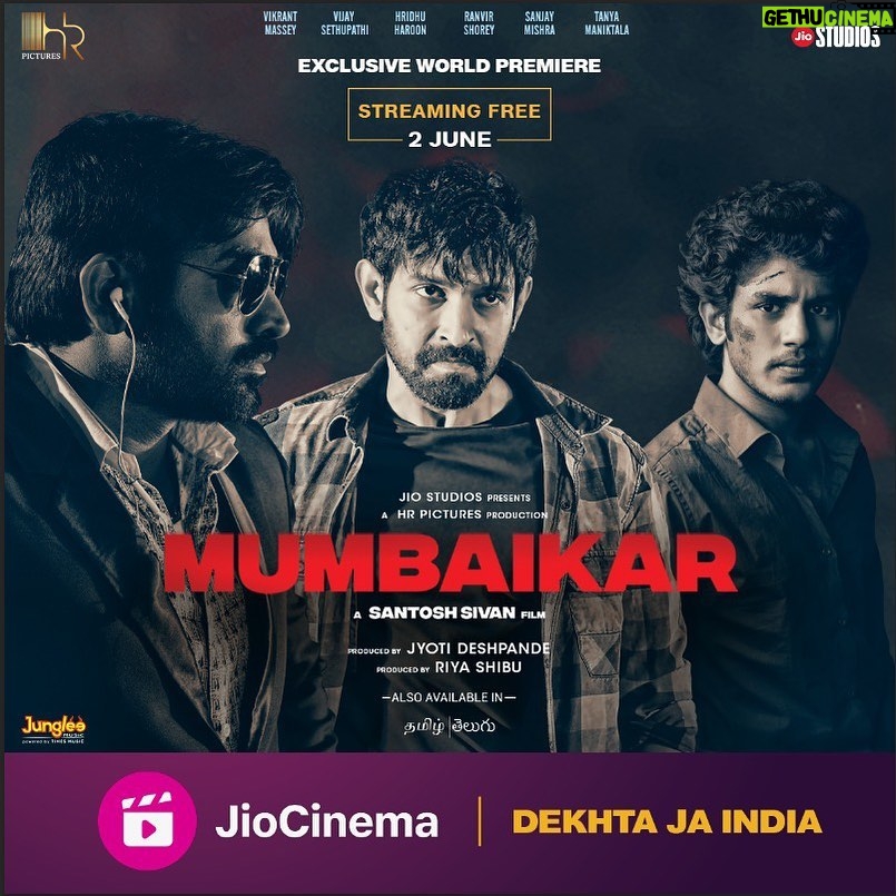 Vijay Sethupathi Instagram - Several characters, 1 city…aur bhai, Mumbai main kuch bhi ho sakta hai! Interesting kirdaaro ki ek anokhi kahaani! #MumbaikaronJioCinema streaming free, 2 June onwards. @vikrantmassey @hridhuharoon @imsanjaimishra @ranvirshorey @tanyamaniktala @sachinskhedekar @sivan_santosh #JyotiDeshpande @riyashibu_ @officialjiostudios @jiocinema @hr_pictures @timesmusichub