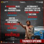 Vijay Sethupathi Instagram - #ViduthalaiPart1FromToday