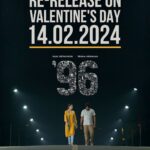 Vijay Sethupathi Instagram – The heart warming film #96Movie is set to re-release on this #Valentinesday in theatres – 14.02.2024 ❤️

@actorvijaysethupathi @trishakrishnan #TrishaKrishnan  #vijaysethupati 
#MadrasEnterpriz #PremKumar #Govindvasanth @proyuvraaj