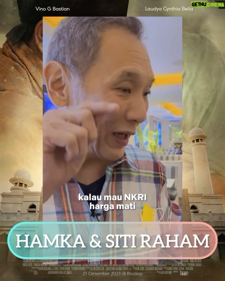 Vino G. Bastian Instagram - Saat Bpk.Jusuf Hamka berbicara tentang Buya Hamka. ⭐️ ⭐️ ⭐️ ⭐️ ⭐️ HAMKA & SITI RAHAM - 21 DESEMBER 2023. #hamkadansitiraham #hamkadansitirahamvol2 #Hamka #BuyaHamka