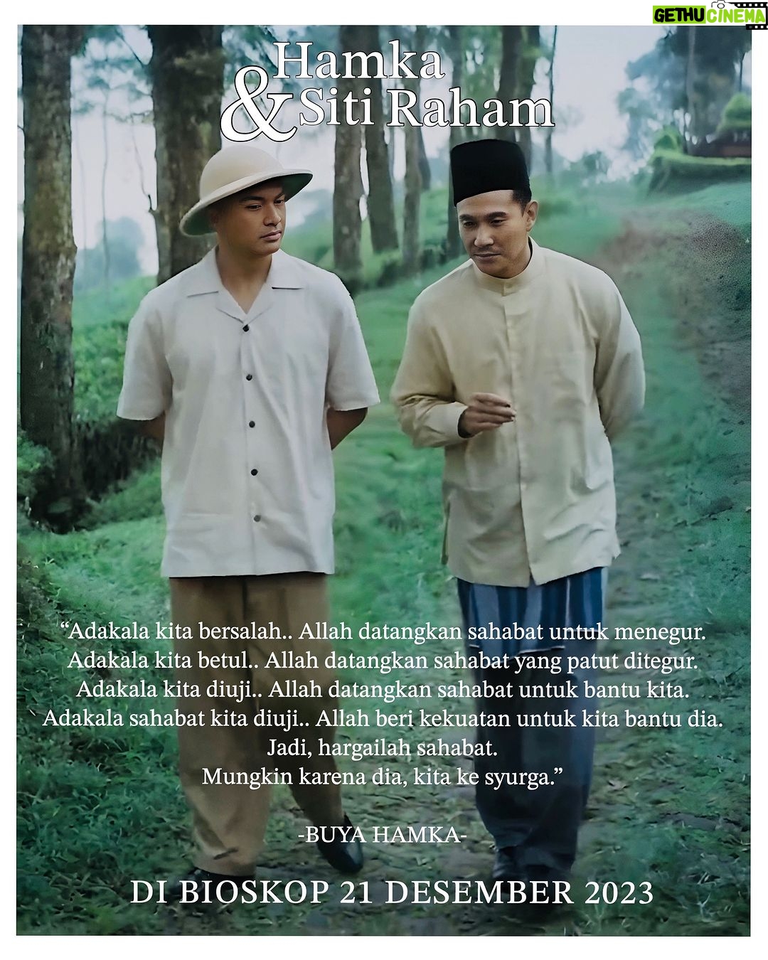 Vino G. Bastian Instagram - “HAMKA & SITI RAHAM” ⭐️⭐️⭐️⭐️⭐️ Di Bioskop 21 DESEMBER 2023.