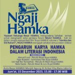 Vino G. Bastian Instagram – ‘Pengaruh Karya HAMKA Dalam Literasi Indonesia’
Jumat 15 Desember 2023,15.00-17.00.
Aula Buya Hamka Masjid Agung Al Azhar Kebayoran Baru.
(((TERBUKA UNTUK UMUM)))