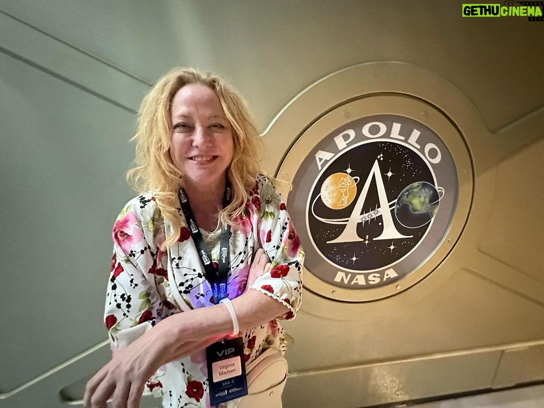 Virginia Madsen Instagram - Launch scrubbed. But got to see the most amazing nasa museum . High hopes for Oct. feel like a little kid sad.