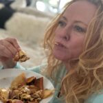 Virginia Madsen Instagram – Not like I’m that into this but I like nachos and I’m sitting next to a Kansan sooooo…