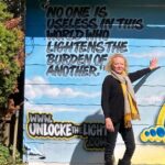Virginia Madsen Instagram - Thank you again. Chris you help so many. You’ve made a safe place. @seans.house www.unlockethelight.com #unlockethelight suicide prevention help line 988 #988