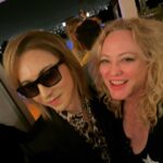 Virginia Madsen Instagram – Reunited my darling. Such a surprise. @yoshikiofficial such a wonderful evening. #yoshikiunderthesky