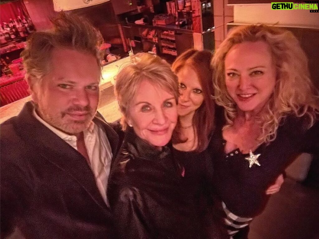 Virginia Madsen Instagram - This is how to go out on the town. #scarpetta #patriciacornwell