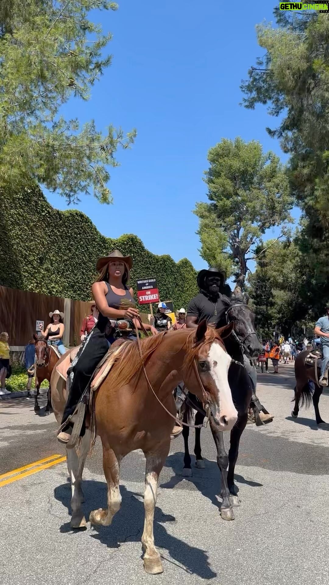 Virginia Madsen Instagram - We got the wranglers with us so Don’t try to ignore our UNION. #sagaftrastrong