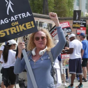 Virginia Madsen Instagram - Power to the people. They cannot make movies without us. Perhaps we should replace the patriarchy with AI. Not a bad idea. Photo @gio_camino