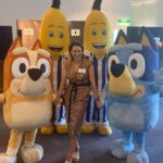 Virginia Trioli Instagram - Stealing a moment with the true rock stars of @abctv . Thank you @visit_australian_parliament for hosting the ABC at our showcase last night. @officialblueytv @bananasinpyjamassss Parliament House, Canberra