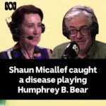 Virginia Trioli Instagram - We thought Humphrey would have followed OH&S practices more closely ... 😟 In Episode #1 of You Don't Know Me, Virginia Trioli sat down with Comedian and actor Shaun Micallef to discuss the time he shot light beams from his eyes and his penchant for kickboxing movies. Check out the link in our story for the full episode! @latrioli #podcast #comedy #ABC #ABCMelbourne