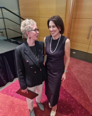 Virginia Trioli Instagram - Last night we celebrated the remarkable public service and great scholarship of this wonderful woman. Mary-Louise McLaws was the warm, wise voice of reason for so many I know for the last tough years and I was thrilled to officiate at the @unsw event. She tells me she is well for now, and just takes life one day at a time - as we all should. #remarkablewomen #strength #inspiringwomen #publichealth
