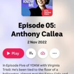 Virginia Trioli Instagram - You Don’t Know Anthony! Episode 5 of You Don’t Know Me has landed - and the mischievous gorgeousness that is Anthony Callea - Forty years young - is answering the questions, between gales of laughter. He has a new album out and he’s great company. Link in my bio. Please like and share if you enjoy it too. #YDKM #melbourne #music #australianmusic #anthonycallea #virginiatrioli #fortylove #linkinbio Melbourne, Victoria, Australia