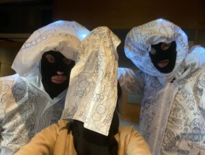 Virginia Trioli Instagram - Well, this happened.
@this.is.serious.mum #TISM in the studio with me for a safely pre-recorded interview.
What did we talk about? I have NFI and I was there.
Listen back at #linkinbio 
Mad. Fabulous. @abcinmelbourne #gregthestopsign #thisisseriousmum #TISM