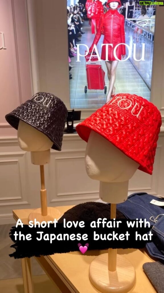 Virginia Trioli Instagram - It’s only ever the bucket hat. #japan #tokyo #fashion @matsuyaginza @ginza_mitsukoshi