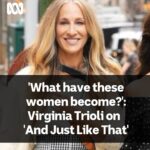 Virginia Trioli Instagram – Wait until she sees the movies …

Mad Mother Media founder Kate Halfpenny joins Virginia Trioli to debate the merits — or lack thereof — of the Sex and the City reboot. 

“They’ve written these women as floundering newbies,” Virginia says.

“They’ve become these fraught, anxious, whiny, nagging women who are uncertain of absolutely everything, when it seems to me that when you and I get to the age we’re at — that’s the only time we are certain of anything.”

Listen to the full segment here: http://bit.ly/3OvFbe3

#andjustlikethat #sexandthecity #tv Melbourne, Victoria, Australia