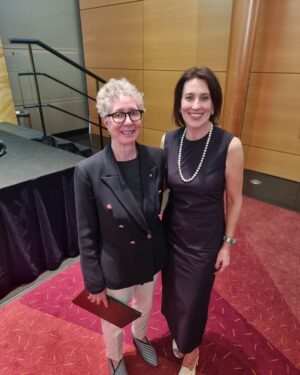 Virginia Trioli Instagram - Last night we celebrated the remarkable public service and great scholarship of this wonderful woman. Mary-Louise McLaws was the warm, wise voice of reason for so many I know for the last tough years and I was thrilled to officiate at the @unsw event. She tells me she is well for now, and just takes life one day at a time - as we all should. #remarkablewomen #strength #inspiringwomen #publichealth