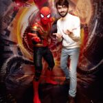 Vitalii Hordiienko Instagram – Зустрілись з павучком на прем‘єрі павучка🤩🕷🕸 Kyiv, Ukraine