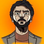 Vitalii Hordiienko Instagram - Зізнатись чесно, я дуже люблю, коли хтось робить арти зі мною. Враження наче на трішки стаю героєм коміксів😅 Ось свіжий чудовий арт від @artem.rd_ Схожий? Бо мені здається, що за весь час це найподібніша робота😌 Ukraine