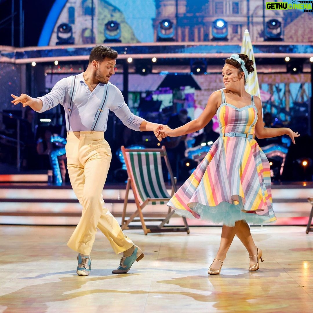 Vito Coppola Instagram - About Saturday night Strictly Come Dancing 🪩 Thanks to my Lulú, my baby ♥️ You are making me so proud 🙏🏼 Everyday I discover a new part of you…Thank you for allowing me to see it ☺️ “It’s got to be perfect”.