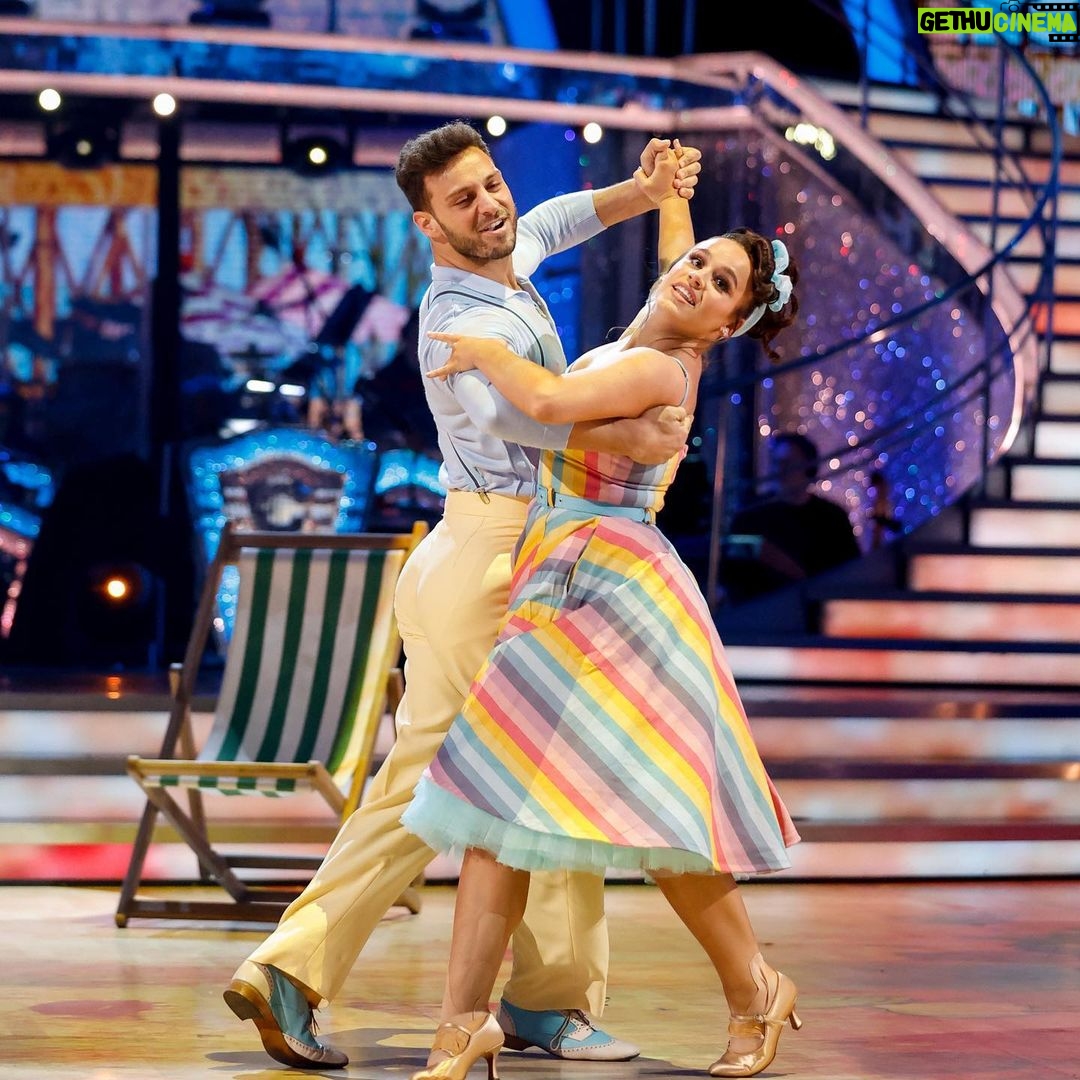 Vito Coppola Instagram - About Saturday night Strictly Come Dancing 🪩 Thanks to my Lulú, my baby ♥️ You are making me so proud 🙏🏼 Everyday I discover a new part of you…Thank you for allowing me to see it ☺️ “It’s got to be perfect”.