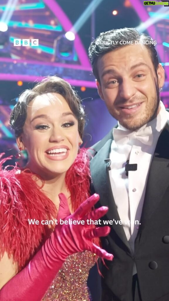 Vito Coppola Instagram - They couldn’t be more grateful and it’s all down to you! Here’s a message from your Strictly Come Dancing 2023 Winners... Ellie and Vito! 🏆