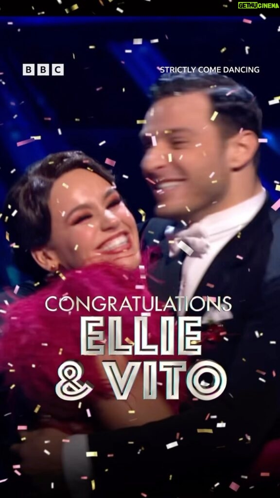 Vito Coppola Instagram - They did it! Your 2023 Strictly Come Dancing winners are... Ellie and Vito 🥳