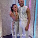 Vito Coppola Instagram - Tonight, @ellielouiseleach and @vitocoppola are literally LIT on the floor 🤭 Those lifts are a sight to behold! What a Showdance! 😝 #Strictly