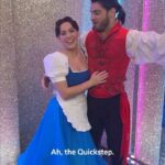 Vito Coppola Instagram - She’s the Belle of the Ballroom in this tale as old as time ✨ @ellielouiseleach and @vitocoppola’s Quickstep is truly beautiful 🌹 #Strictly