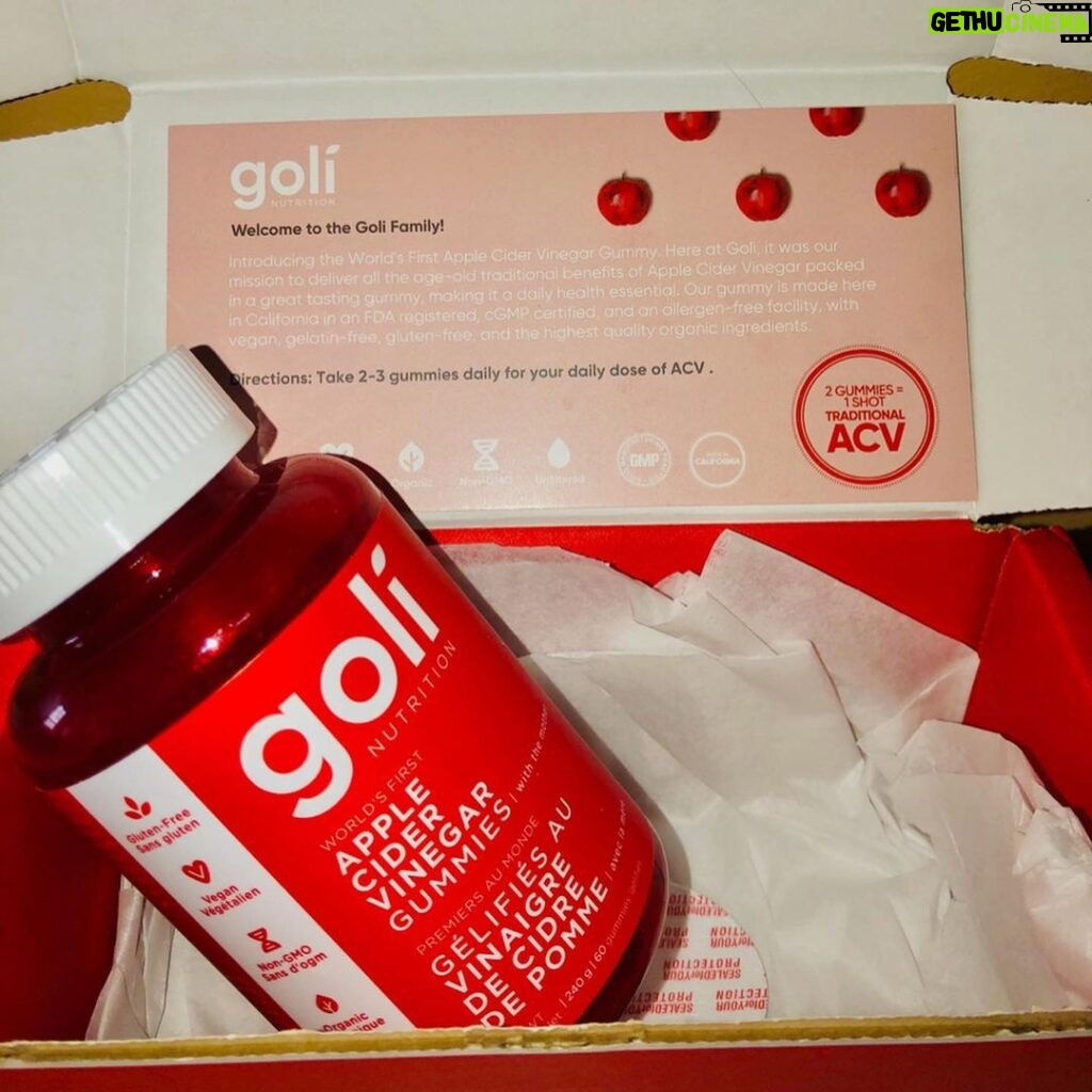 Vivian Hicks Instagram - @goligummy 🍎 code: vivianhicks Hey everyone! For those of you who don’t know I have a highly sensitive gluten allergy. I have Celiacs plus a nut allergy. I’ve had it my whole life and sometimes it’s hard finding great things to eat. When I tried @goligummy for the first time I thought “omg this is delicious”!!! Now you and your friends can enjoy these delicious GLUTEN FREE apple cider vinegar gummy’s too! Use my code “vivianhicks” to get 10% off your next order, you won’t be disappointed! xoxo #goligummy #goli #glutenfree #vivianhicks