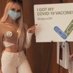 Vivian Hicks Instagram - Vaccinated 💉 So grateful to all who made this possible. Hoping to get back to doing the things I love. 🎵 Miss you all. #covid_19 #covidvacccine #pfizer #haltonon FirstOntario Arts Centre Milton