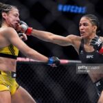 Vivianne Araújo Instagram - Reverses temporários são superados pela perseverança. Após um revés haverá sempre uma oportunidade para os que acreditam e lutam. “Bernardinho_oficial” #ufc285 T-Mobile Arena