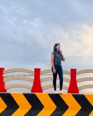 Viviya Santh Instagram - #azhikalbeach #lighthouse #mesmerisingview #beachlove #alwaysabeachgirl