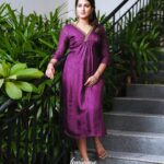Viviya Santh Instagram - Elegant ethnic wear from 👗: @feminique_designs 📸: @shemeem_ps 💄: @my_touch_makeup_artistry 🖼: @soulful_memories_events