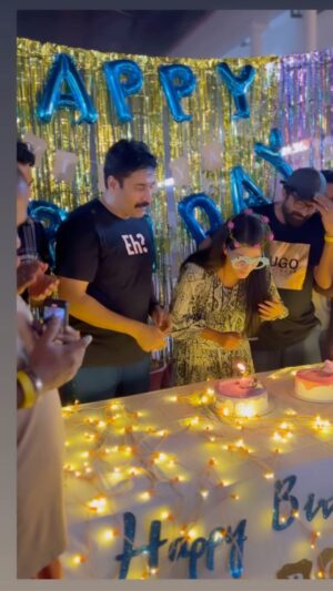 Viviya Santh Instagram - Happy birthday dear @viviyasanth .
Wishing a happiness and prosperity always. 
From the sets of #1000plusbabies