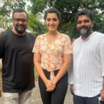 Viviya Santh Instagram - Thankyou so much to the entire Houdini cast and crew for all the support given to me, I'm grateful to be able to work with you all 😍😍❤️ @prajeshsen @asifali @noushadkshereef