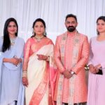 Viviya Santh Instagram – Happy Married Life Rahul 💞💞💞

@swasikavj @c_j_charles 
👗: @ethereal.kochi Banglore club