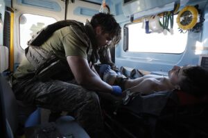 Volodymyr Zelenskyy Instagram - Щоденна самовіддана праця наших медиків, щоденний порятунок життів попри все. Це ще одна важлива складова нашої української сили та стійкості. Дякую українським бойовим медикам, усім лікарям, медичним сестричкам і братам, які самовіддано працюють заради наших людей та України!

——

Our medics work selflessly every day, saving lives against all odds. This is another important component of our Ukrainian strength and resilience. I am grateful to the Ukrainian combat medics, all doctors and nurses who tirelessly work for the sake of our people and Ukraine!

Photo: David Guttenfelder, Julia Kochetova, 93rd Kholodnyi Yar separate mechanized brigade, 53rd separate mechanized brigade, Alex Babenko, Nicole Tung, First Volunteer Mobile Hospital named after Mykola Pyrohov, Evgeniy Maloletka, Patryk Jaracz.