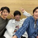 Waku Kyoten Instagram - フォスファミのYouTubeの撮影を事務所のメンバーの3人でしました！ 久々に集まったけど、相変わらずわちゃわちゃで、、すごく楽しかった！！ ちなみに2人とは昔シェアハウスで一緒に住んでました✌️ #岐州匠 #鈴鹿央士