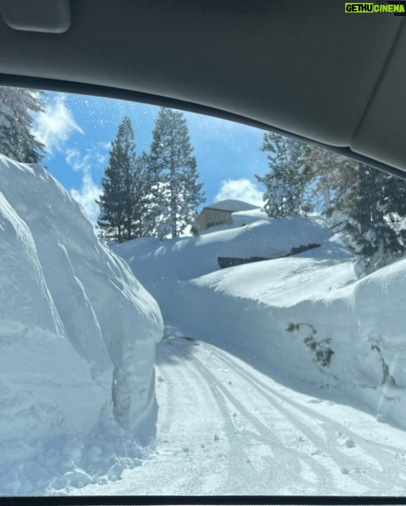 Wayne Rainey Instagram - Survived the Lake Tahoe blizzard, but some are still digging out❄ Incline Village, Nevada