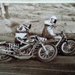 Wayne Rainey Instagram - Lawson and I working on our roadrace technique in 1975. #motoamerica #aft #coronaraceway