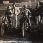 Wayne Rainey Instagram - Ascot Park 1/2 Mile ‘81 with No. 44-Jorgy. My crew-Dad, Itch, brother Rod #motoamerica #everydayisthrowback
