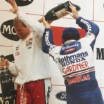 Wayne Rainey Instagram - Champagne never felt so good! #motoamerica #1stworldchampionship #moet #motogp